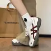 Versión de Cuero Suave~Zapatos de Entrenamiento para Gansos de Suela Gruesa para Aumentar la Altura para Mujeres, Modelo Nuevo 2026, Zapatos Casuales Versátiles para Primavera y Otoño, Zapatos Deportivos Blancos