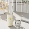 Kit de Higiene Pessoal de Viagem Copo Portátil para Enxaguante Bucal Copo para Escova de Dentes Caixa de Armazenamento Dormitório Estudantil Kit de Três Peças para Crianças
