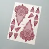 Pegatinas de Tatuaje Europeas y Americanas Transfronterizas Pegatinas de Tatuaje de Henna Indio Marrón Pegatinas de Tatuaje de Encaje Impermeables Amazon