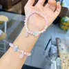Pulsera Multitalismán de Citrino de Partículas Grandes de Cristal Natural Pulsera Regalo para Mejor Amiga Verano Amatista Nuevo Estilo