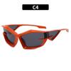 Gafas de Sol Futuristas Estilo Novio 2023 Moda Y2K Street Shoot Hip Hop Alienígena Gafas para Mujer