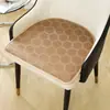 Almofada de Cadeira de Verão Mat Gelado Seda Fria Mat de Rattan Banqueta Curva Escritório Sala de Jantar Casa Respirável Pad Refrescante de Verão Almofada de Cadeira