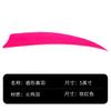 Accesorios para Arco y Flecha 4 pulgadas Forma de Escudo Puntas de Flecha de Pluma Real Puntas de Flecha de Pluma de Pavo Puntas de Flecha de Fibra de Carbono Disponibles para Disparo Preciso