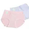 Chen'Er 60-80kg Tecido Moleier Grau 10A Antibacteriano Camada Base Amiga da Pele Confortável Simples Cintura Alta Calcinha Feminina