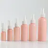10/20/30/50 /60/100ml frasco spray transparente spray lateral PET frasco spray pequeno reembalagem frasco spray rosa