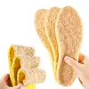 Palmilhas Quentes de Lã de Cordeiro para Homens e Mulheres, Absorventes de Suor, Resistentes a Odores, Forradas com Fleece, Espessadas, à Prova de Frio, Pelúcia, Solado Macio, Confortáveis de Lã e Algodão para o Inverno