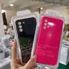 Estrela de Vendas Samsung S 25 PLUS Simples 2.0 Furo Fino Silicone Toque de Pele Veludo Interno Caixa Capa de Celular