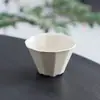 Xícara de Chá de Rocha Yuerui, Conjunto de Chá Kung Fu Dehua Alto, Xícara de Porcelana para Degustação de Chá do Mestre em Forma de Pétala, Xícara Queimada em Cinzas, Xícara de Altar Vintage