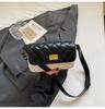 2025 Novo Estilo Pequena Bolsa Transversal Rombos Perfumados Cor Contrastante Luxo Acessível Nicho Bolsa de Ombro de Alta Qualidade Bolsa Quadrada Pequena Retrô para Mulheres