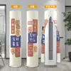 Funda protectora contra el polvo para aire acondicionado, no es necesario retirarla durante el uso, para unidades de gabinete verticales cilíndricas domésticas, adecuada para Gree, Haier, Midea y otros aires acondicionados de sala de estar