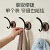 Color Nogal Ganchos Altos y Bajos en Forma de G Colgantes de Pared Gancho Único Almacenamiento Cocina Baño Gancho Adhesivo Gancho de Instalación sin Taladro