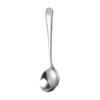 Acero Inoxidable Moderna Cuchara Redonda Cuchara de Postre Cuchara Infantil Cuchara para Comer Cuchara para Revolver Láser con Logo