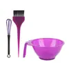 Kit de Coloração de Cabelo Atacado Tigela para Coloração de Cabelo Conjunto de Três Peças para Cabeleireiro Pente Pincel para Óleo Salão de Cabeleireiro Doméstico Suprimentos Profissionais