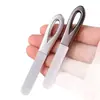 Lixa de Unha de Aço Inoxidável Tira Lixadora para Lixar Unhas Tira de Lixa para Lixar e Modelar Ferramenta de Manicure Tira Lixadora Fosca Dupla Face