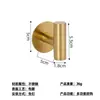 Gancho de Ventosa de Aço Inoxidável Cuidadosamente Selecionado para Atrás da Porta do Banheiro Porta de Entrada da Cozinha Armazenamento de Chapéus Gancho de Roupa Sem Furos