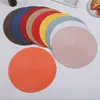 Tapete de Mesa de Jantar Tecido Estilo Japonês Personalizado de Fábrica Tapete Decorativo de PP Tapete Redondo para Comida Ocidental Isolamento Térmico Impermeável à Prova de Mofo Porta-copos de Mesa de Jantar