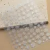 Pegatinas para Uñas de Copo de Nieve Navideño de Invierno Planas Adhesivas Blancas Huecas Decoraciones para Uñas de Copo de Nieve Dh779