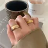 Anillo elegante abierto Dongdaemun de Corea del Sur, personalidad femenina japonesa y coreana, estudiantes de moda, celebridad de Internet, anillo de unión de viento frío