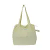 Bolsa de Viaje Casual Ligera para Mujer, Estilo Sencillo y Relajado, Bolso de Hombro de Gran Capacidad, Bolsa de Tela para Compras y Almacenamiento