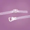 Para evitar que los zapatos se caigan del talón, ate los cordones de los zapatos con tacones altos alrededor del tobillo, transparentes, multifuncionales e invisibles.