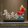 Mais de um ano vaso criativo pinho de boas-vindas decoração de fortuna novo chinês sala de estar armário de TV escritório inauguração festa de inauguração