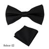 Corbata Vintage para Hombre de Negocios Pañuelo de Bolsillo Traje Camisa de Vestir Lazo Cuello Poliéster Patrón Roto Lazo