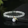 Pulsera Paso a Paso de Bambú de Jade Dongling 2024 Nueva para Novia Regalo de Vacaciones Pulsera de Cuentas de Transferencia de Calabaza de Cristal