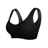 Ropa interior de verano de seda helada ultradelgada sin costuras con agujeros transpirables para mujer, sujetador de talla grande para pechos grandes, sin aros, anti-caída, espalda bonita