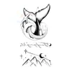 Pegatinas de Tatuaje Pequeñas Frescas Impermeables Nuevas Transfronterizas en Varios Colores, Dragón, Tigre, León, Flores, Se Pueden Combinar de Cualquier Manera