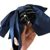 Grampo de Garra para Rabo de Cavalo com Laço de Cetim de Alta Qualidade Estilo Francês com um Toque de Sofisticação, Novo Grampo Superior para o Topo da Cabeça Grampo Tubarão Acessório de Cabelo