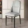 Cadeira de Hotel para Café Cadeira Nórdica Banqueta Espessa Simples para Casa Cadeira de Luxo Leve Moderna com Encosto Cadeira de Jantar Cadeira de Lazer