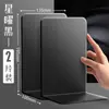 Soporte de Libros Metálico de 2 Piezas, Pinza Grande para Libros, Tope de Libro, Soporte de Libros Retráctil para Estudiantes, Almacenamiento de Escritorio, Shihai Fijo