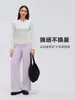 Camiseta Henley Versátil Casual de Otoño Modal Amigable con la Piel Top Deportivo Fitness Yoga Camiseta de Manga Larga para Mujer D25146