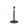 Soporte para Proyector con Cardán Metálico Universal sin Taladro, Altura Ajustable, Adecuado para Uso en Mesita de Noche y Escritorio, Bandeja Redonda Base