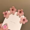 Pinza para el Cabello Pequeña de Perla y Flor Pinza Tejida Flequillo Roto Pinza Lateral Pequeña y Exquisita Accesorios para el Cabello de Mujer Pedrería