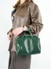 Bolso de Mano de Cuero Curtido Vegetal, Bolso Grande de Piel de Vaca de Primera Capa, Bolso Cruzado Retro de Cuero de Pasta de Árbol, Moderno, Casual y Versátil Piel Suave 775