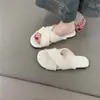 Sandalias Estilo Étnico para Mujer Verano 2025 Bohemias Vacaciones en la Costa Playa Cruzadas Planas Pantuflas