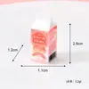 Produto novo original: suco colorido saborizado, bebida fofa e calmante para casa de bonecas, acessório de resina para artesanato de mesa DIY