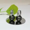 Aretes de princesa de circón en forma de cubeta de 12-14 mm, aretes de perla, aretes de lujo de alta gama, aretes simples y de moda