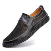 Sandalias de Verano Transfronterizas Zapatos de Malla Transpirable para Hombre Amazon Talla Grande 50 Zapatos de Cuero Cómodos de Suela Suave Slip-On Zapatos de Papá