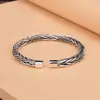 Pulsera trenzada de alta gama y alta resistencia para mujer, simple y elegante, con un ambiente único de Hip-Hop Punk, Pulsera de moda urbana
