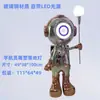 Escultura da Moda Famosa na Internet, Peça de Iluminação Decorativa para Casa de Luxo Leve, Luminária de Chão Grande de Astronauta Designer Feita à Mão