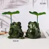 Peça de Escultura de Sapo em Jade Natural, Pedra Bruta de Cristal Polida e Esculpida Tartaruga e Pássaro Enfeites Decorativos, Artesanato para Casa