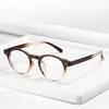 Y6608 Nuevo Armazón de Gafas Ultra Ligero para Montura Redonda Aspecto Natural Herramienta Mágica Que Hace que la Cara Parezca Más Pequeña, Gafas Casuales Diarias Anti-Luz Azul para Mujer