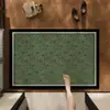 Alfombrilla de Baño Floral Retro Absorbente Secado Rápido Alfombrilla Absorbente Resistente al Desgaste Fácil de Limpiar Antideslizante para Baño