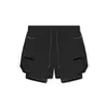 Pantalones Cortos de Running para Hombre Crazy Muscle Deportivos Casuales Ropa de Trabajo Tejidos de Doble Capa Dos en Uno Estilo Americano Transfronterizos para Hombre