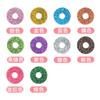 Ojo de Cristal con Purpurina de Resina Pupil Flash Estéreo Ojo de Luna 3D Juguete de Animal de Peluche Accesorios de Plástico Ojo Bizco