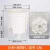 Macetas de Plástico para Uso Doméstico, Macetas con Almacenamiento de Agua, Macetas Transpirables que Controlan las Raíces, Macetas Blancas Transparentes para Flores Phalaenopsis, Macetas de Autorriego