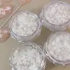 Lentejuelas para Uñas Azúcar Blanco Estrella Diamante Lentejuelas Mariposa Estrella Corazón Populares Accesorios de Decoración para Uñas