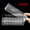 Caja de Almacenamiento de 30 Agujeros para Uñas Caja de Exhibición de Cabezales de Lima para Uñas Caja de Almacenamiento para Brocas de Uñas de 2.35 mm Caja de Acabado Caja de Herramientas para Uñas